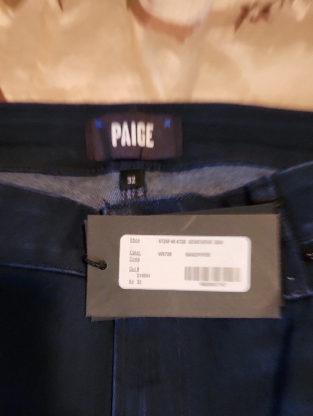 PAIGE Women Dark Navy Chinos - Flare Denim